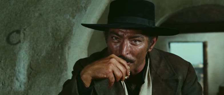 Moment from The Good, the Bad and the Ugly (1966) in 00:12
