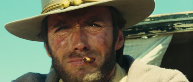 Moment from The Good, the Bad and the Ugly (1966) in 01:27–01:29