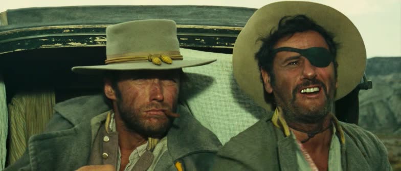 Moment from The Good, the Bad and the Ugly (1966) in 01:30
