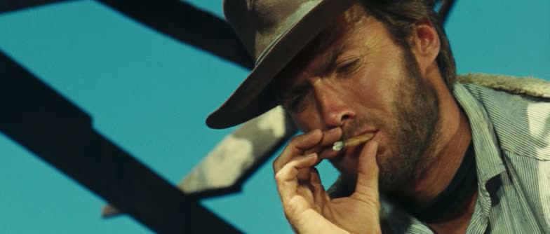Moment from The Good, the Bad and the Ugly (1966) in 02:33–02:35