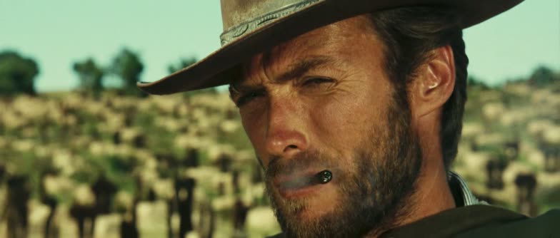 Moment from The Good, the Bad and the Ugly (1966) in 02:41–02:43