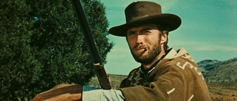 Moment from The Good, the Bad and the Ugly (1966) in 02:56